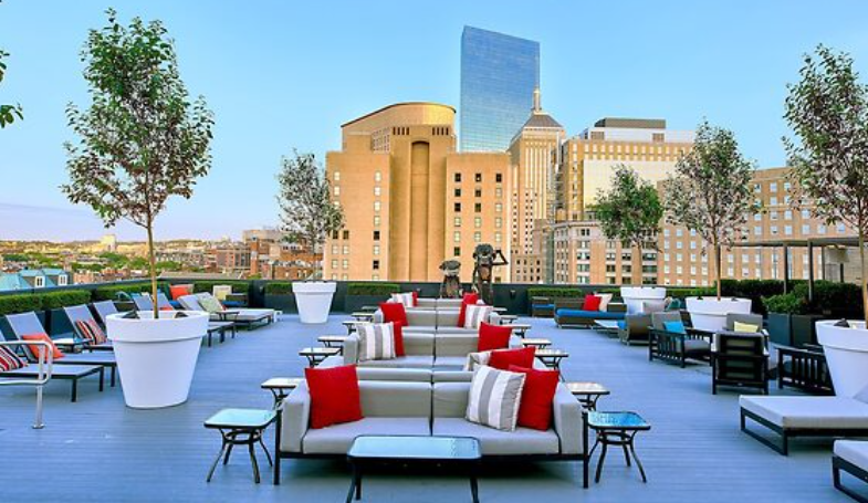 Revere Boston Hotel Outside Terrace